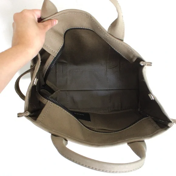 Marc Jacobs Medium Tote Bag Slate Green - Picture 7 of 9